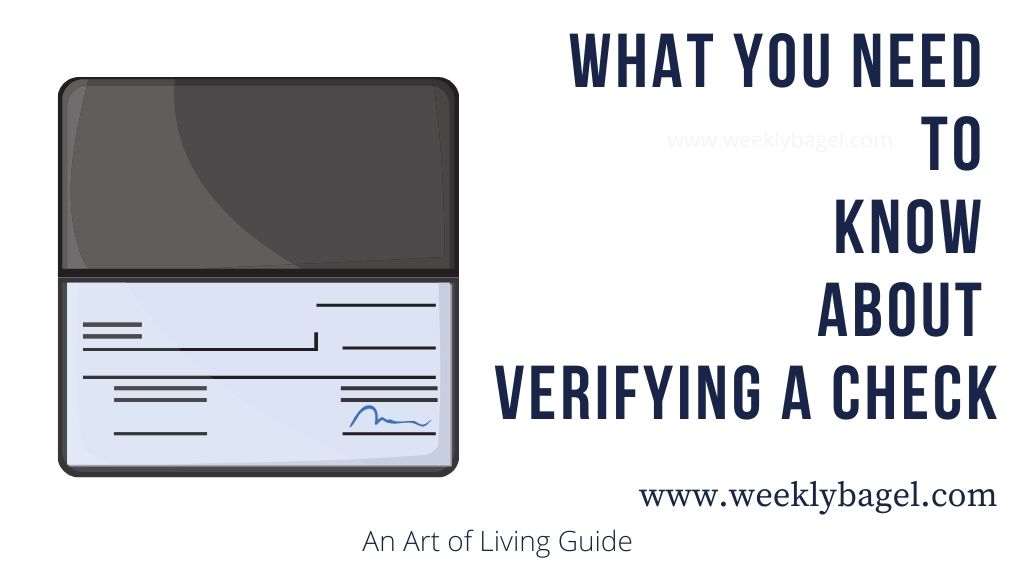 What You Need To Know About Verifying A Check