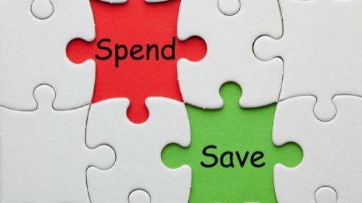 Save Spend Concept