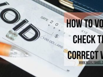 How to void a check the correct way