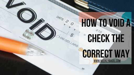 How to void a check the correct way