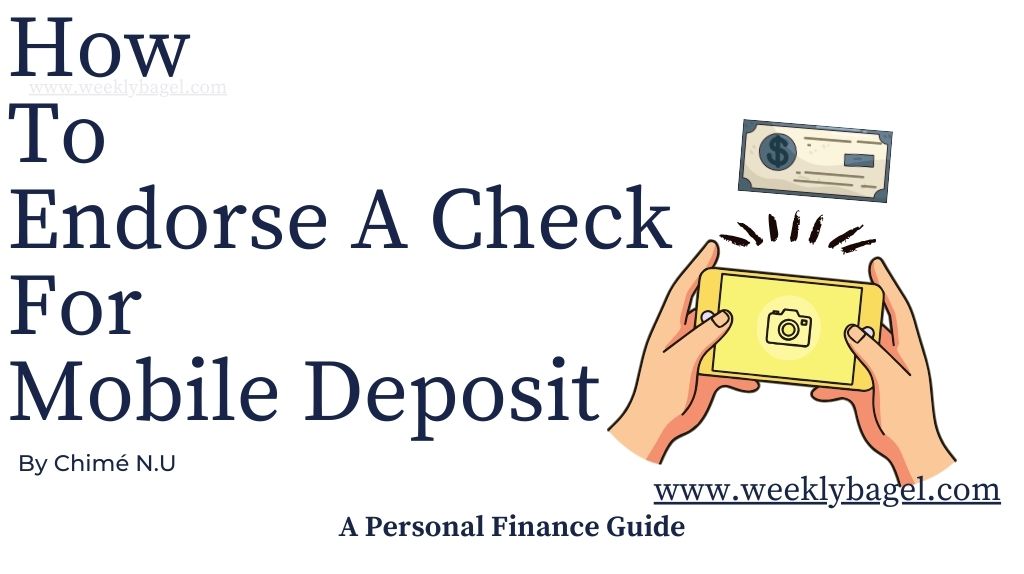 How To Endorse A Check For Mobile Deposit