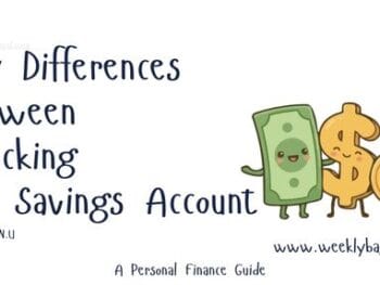 Differences Between Checking and Savings Account
